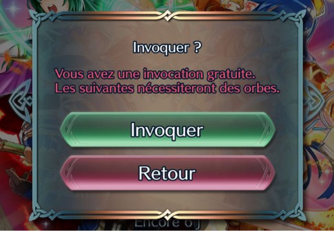 Messages des invocations gratuites