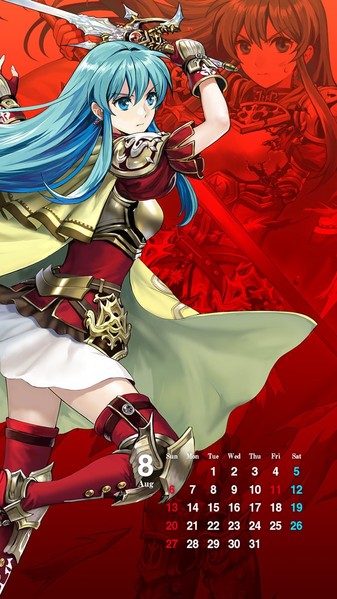 Calendrier Août Eirika